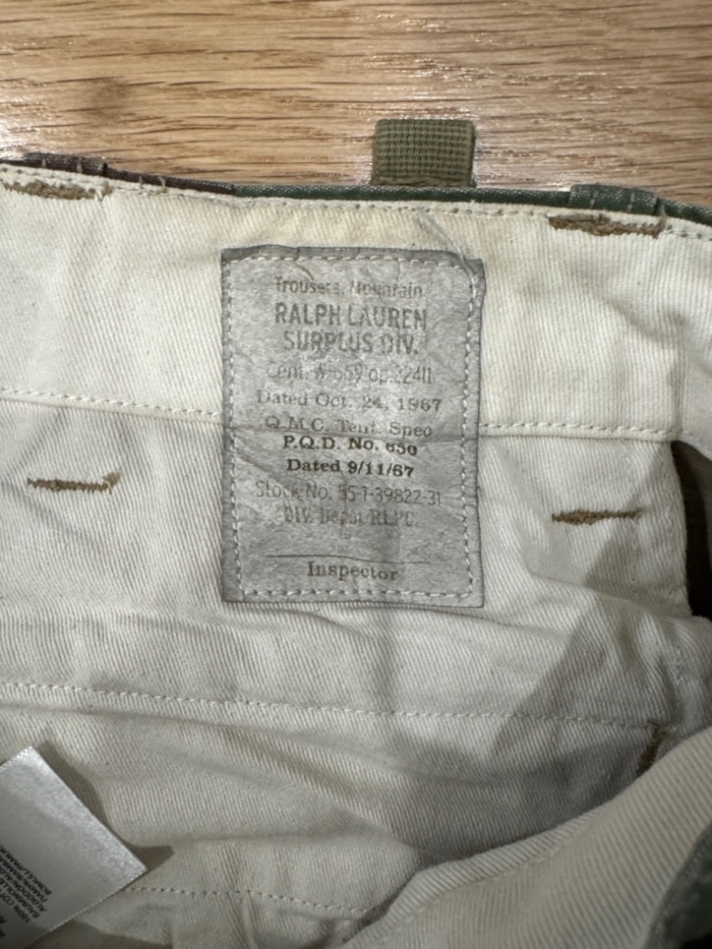 Polo by Ralph Lauren Green/Brown/Black Camo Cargo Pants - Picture 4 of 4